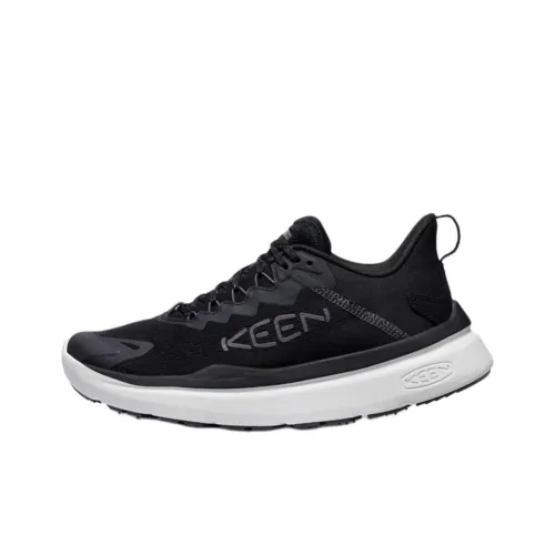 Keen WK450 Casual Shoes Women's Low-Top Black/Starlight White