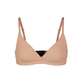 SKIMS FITS EVERYBODY CROSSOVER BRALETTE Bra Women's OCHRE/Ochre