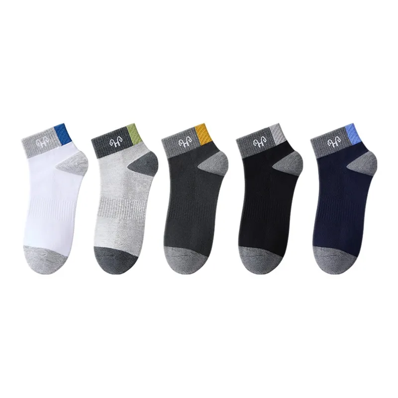 H YXIANG Ankle Socks Men's 5 Pack-0