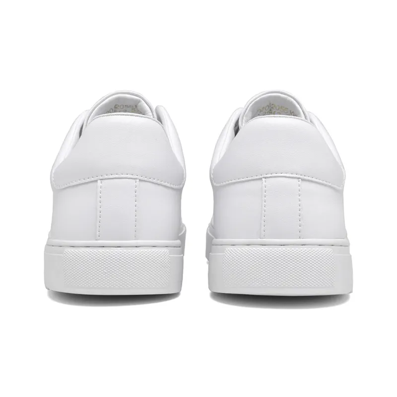 Cabbeen Lightweight And Breathable Low Top Trendy Casual Skateboard Shoes Men's White-4
