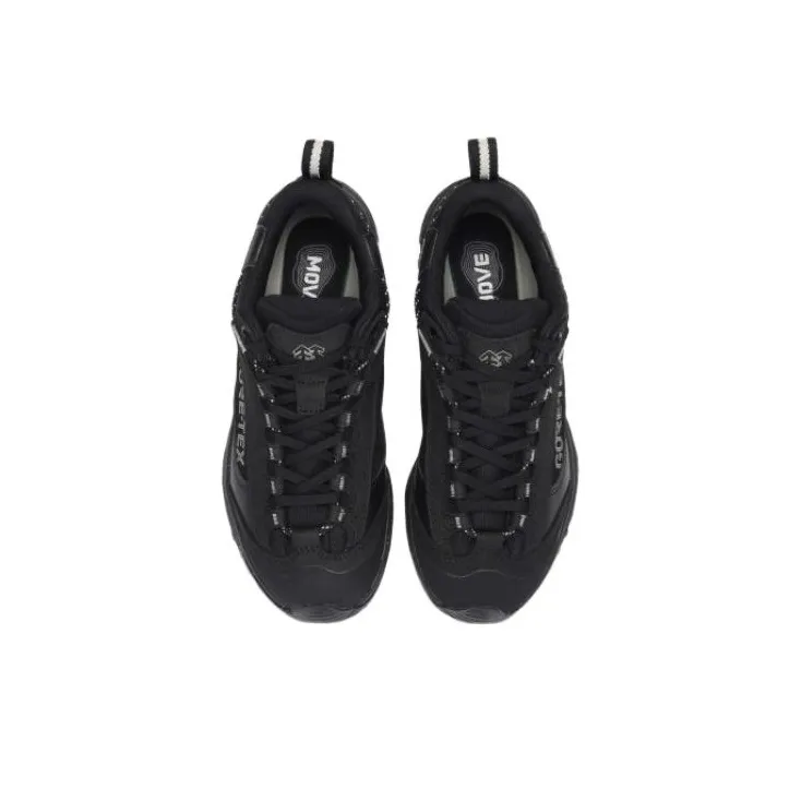 KOLON SPORT Move Cushioned Slip Resistant Abrasion Resistant Low Top Trekking Shoes Unisex Black-2