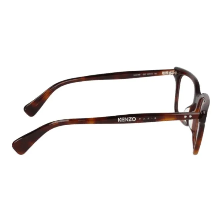 KENZO Acetate Square Eyeglass Frames Unisex Tortoiseshell-3