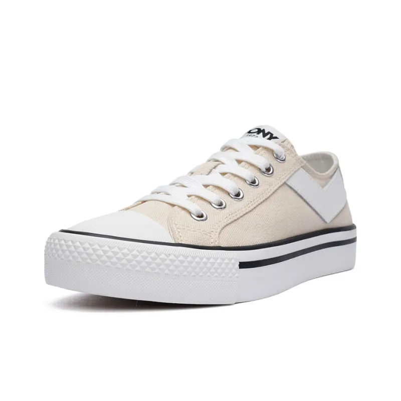PONY Shooter Low Top Canvas Shoes Unisex Beige-1