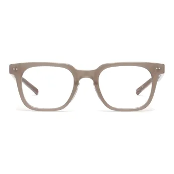 GENTLE MONSTER Acetate Irregular Shape Eyeglass Frames Unisex Brown