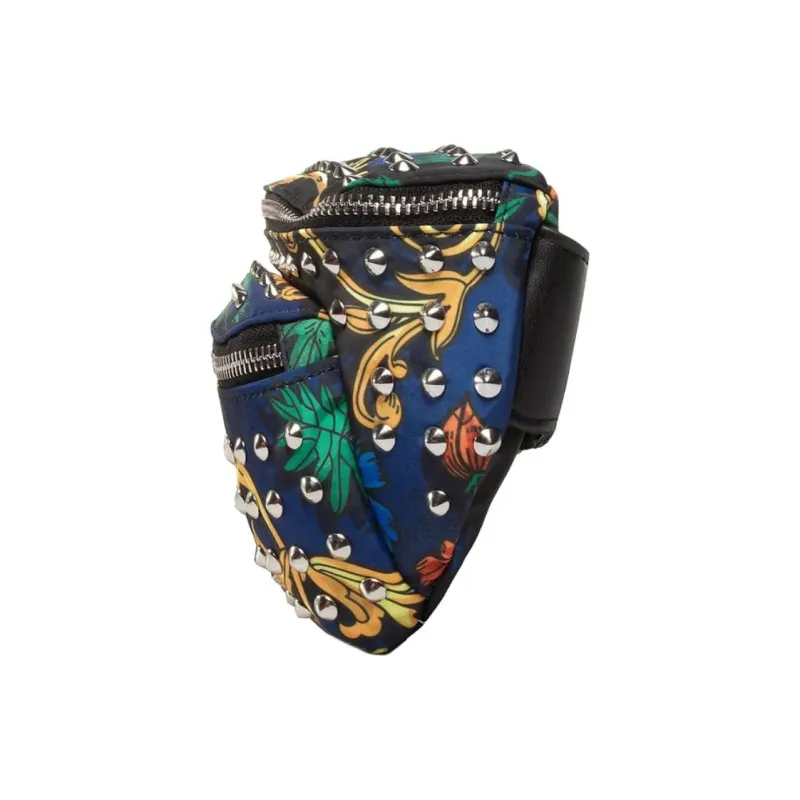 VERSACE JEANS COUTURE Nylon Fabric Sling Bag Unisex Multicolor-1
