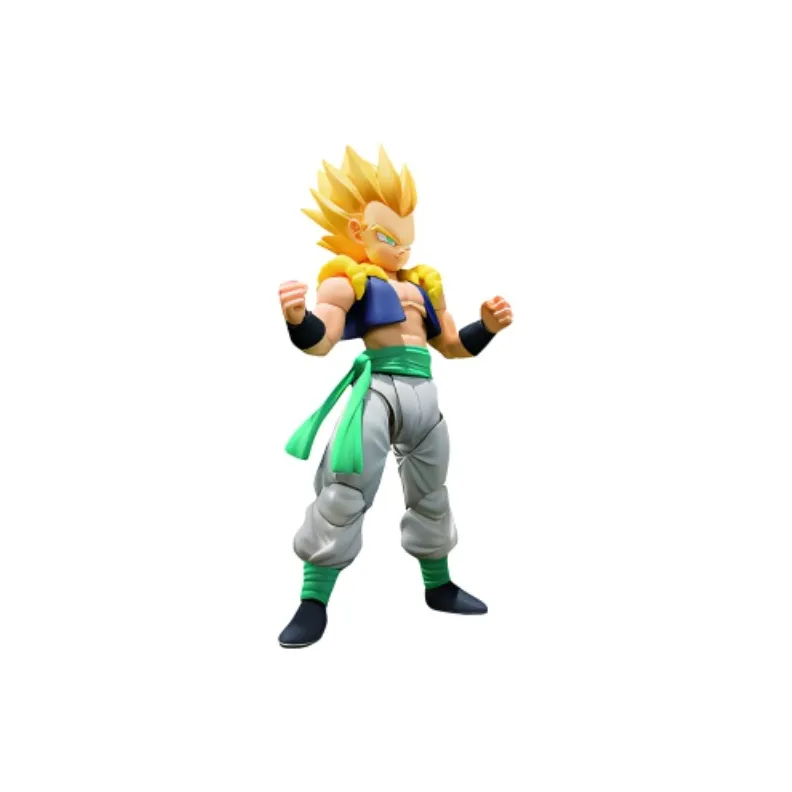 BANDAI Gotenks Bandai S.H.Figuarts Super Saiyan Action Figure Scale Figures 13cm-4