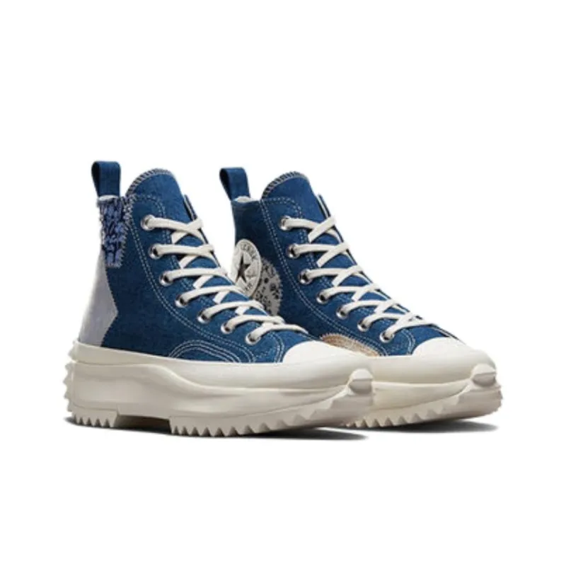 Converse Women's Run Star Hike Platform High 'Denim Patchwork' Women's-2