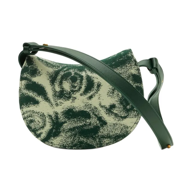 Burberry Wool Shoulder Bag Crossbody Bag Mini Women's Vine Green-3