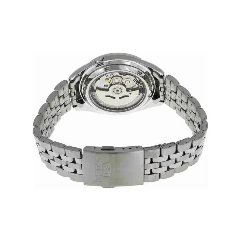 SEIKO Seiko5 Collection Automatic Mechanical Movement Stainless Steel Strap Watch Men's Watches Silver Dial SNKL15K1-1