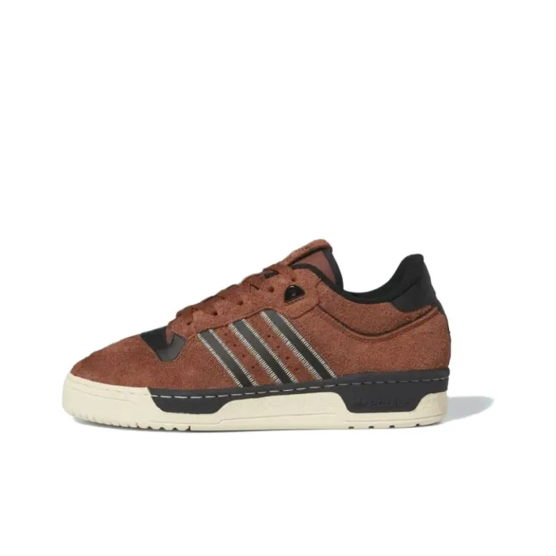 Adidas Rivalry 86 Low Preloved Brown Core Black Easy Yellow-0
