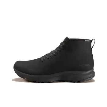 Arcteryx Solano Anti Slip And Wear Resistant Breathable Mid Top Outdoor Shoes Unisex Black