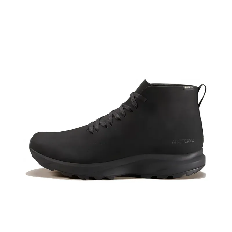 Arcteryx Solano Anti Slip And Wear Resistant Breathable Mid Top Outdoor Shoes Unisex Black-0