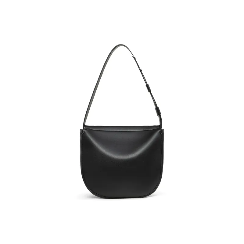 MILLIE'S Synthetic Leather Shoulder Bag Crossbody Bag Tote Saddle Bag Regular Women's Brown/Black-8
