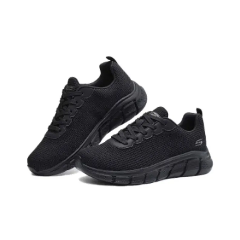 Skechers Vapor Foam Wear resistant And Lightweight Low Top Casual Shoes Women's Black-2