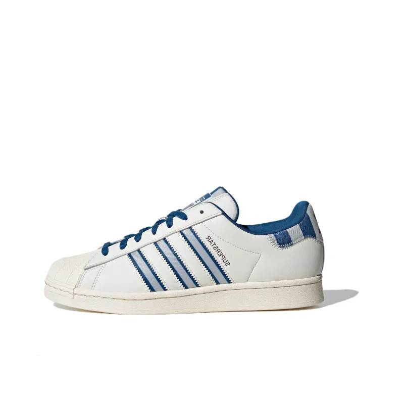 adidas originals Superstar White Blue-0