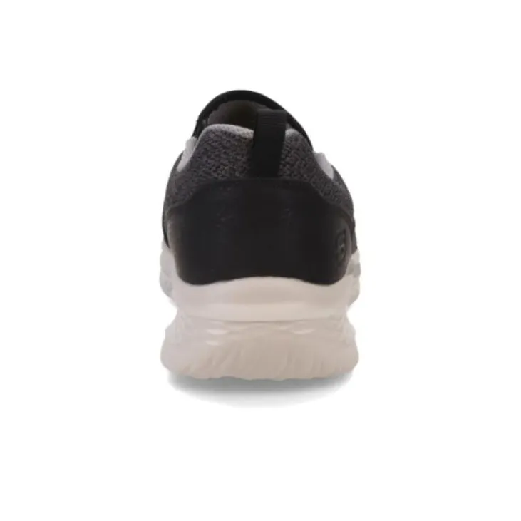 Skechers Relaxed Fit Breathable Coverage Lightweight Low Top Casual Shoes Men's Black-4