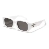 White Frame with Gray Lens