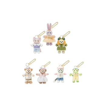 Disney Shippo 2024 Spring Duffy And Friends Collection Dolls Plush Pendant 13.5 Cm/12.5cm/13cm/11.5cm Height