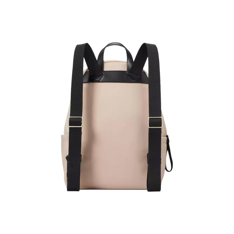 Kate Spade Chelsea Recycled Nylon Backpack Medium Size Women's 1Warm Beige Multicolor-2