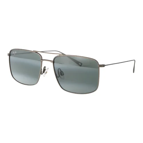 Maui Jim Aeko Square Frame Polarized Sunglasses