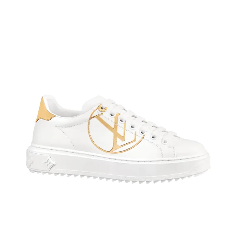 LOUIS VUITTON Lv Time Out Sneakers 'White Gold' Women's-1
