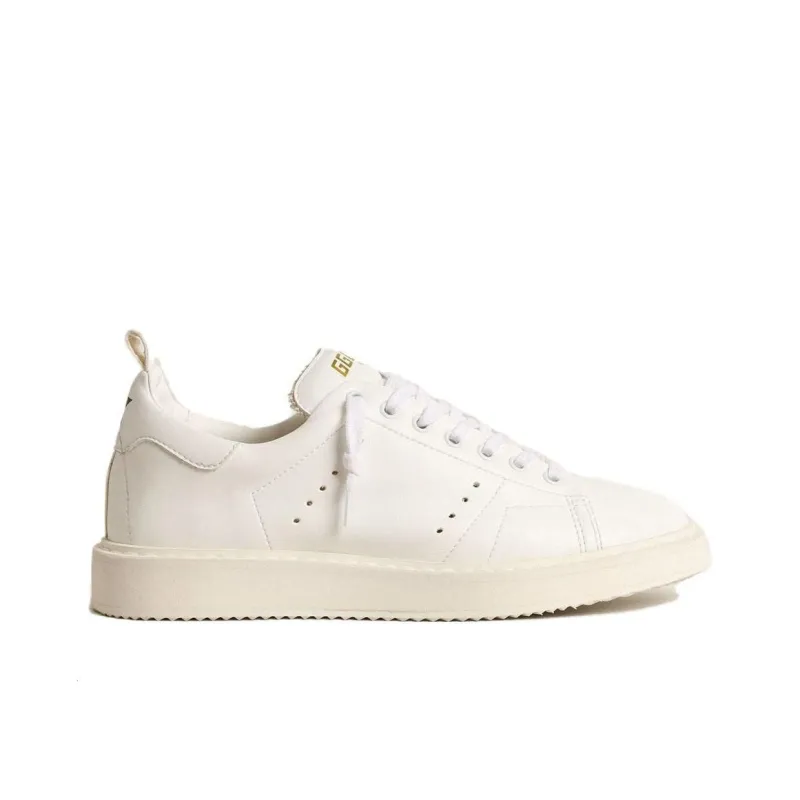 Golden Goose GGDB Starter Low-Top Skateboard Shoes Men's White-1