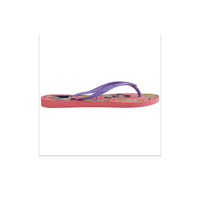 Havaianas Slim Pets Flip Flops Unisex Coral Red-1