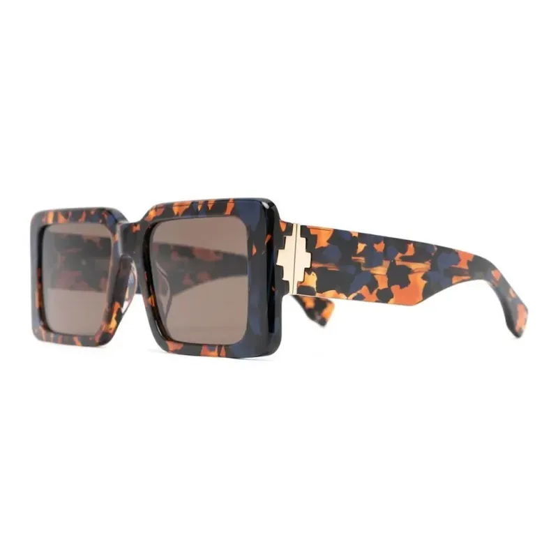 Marcelo Burlon Oversize frame Tortoiseshell Sunglasses-0