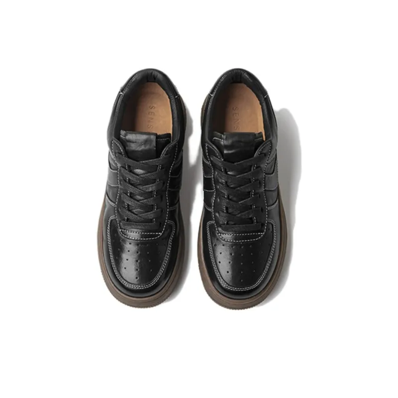 SENSE 1991 Anti-Slip Wear-Resistant Lightweight Breathable Height Increasing Low-Top Skateboard Shoes Unisex-5