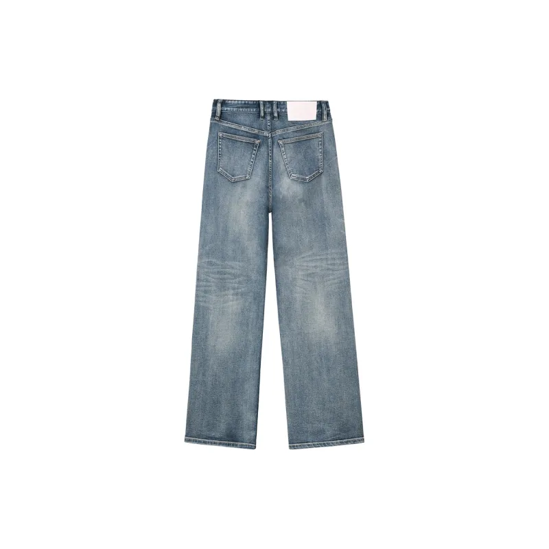 LINCchic Jeans Women's Vintage Gray Blue-1