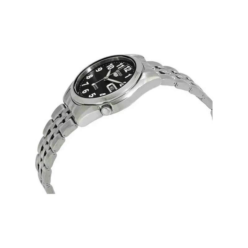 SEIKO Series 5 Automatic Mechanical Movement Watch Men's Watches Black Dial SNK381K1-2