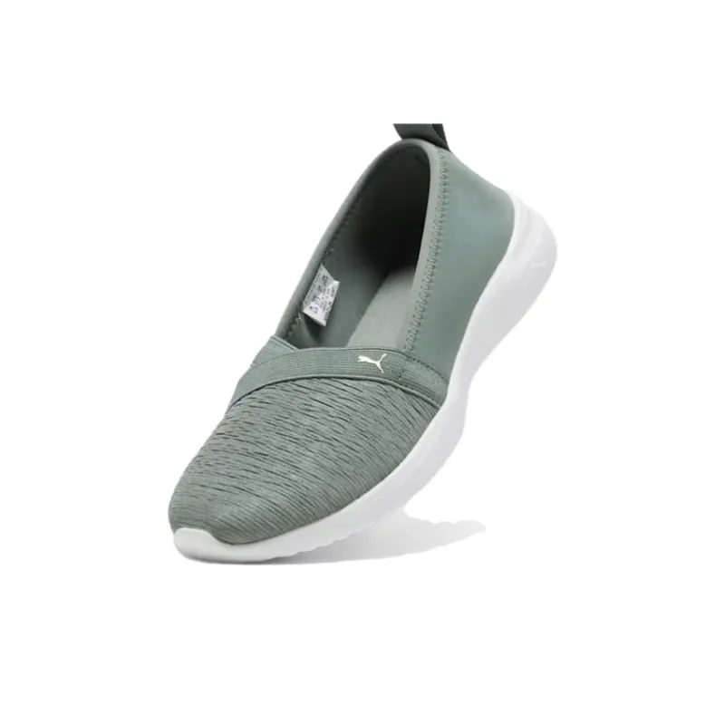 PUMA Adelina Cushioning, Wear Resistant Low Top Casual Shoes Women's Gray-3