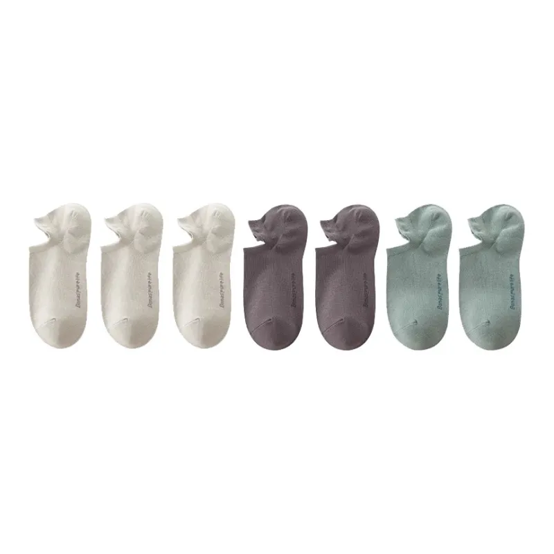 BONAS No-Show Socks Men's 7 Pack-4