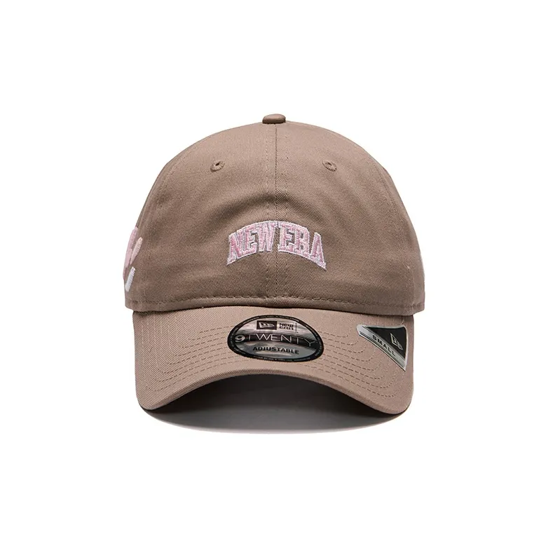 New Era Cotton Baseball Caps Unisex Khaki-1