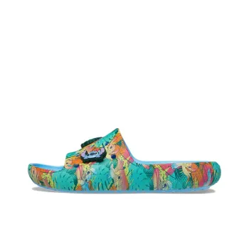 Crocs X Disney Stitch Classic Slides 'Blue Multi' Women's
