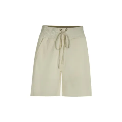 Little pull Casual Shorts Women's Beige