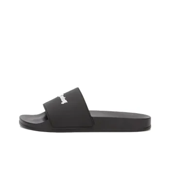 PALM ANGELS Logo Embossed Slides