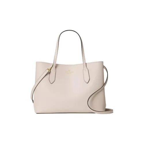 Kate Spade Grained Leather Handbag Shoulder Bag Crossbody Bag Women's Light Brown
