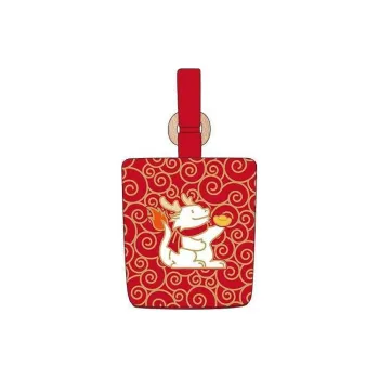 NEARAY Polyester Bucket Bag Handbag Medium Size Unisex Emerging Blessing Dragon