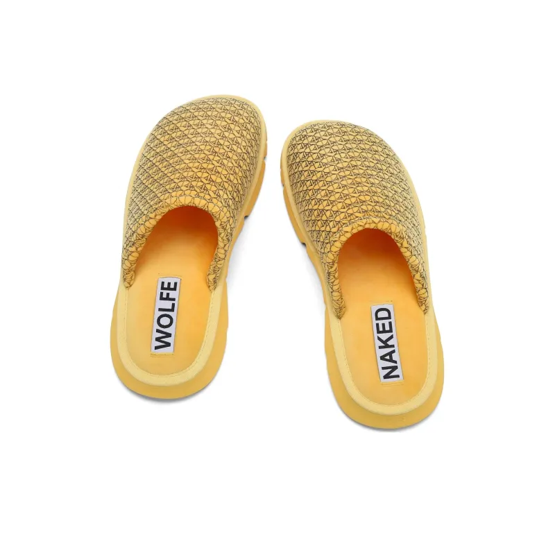 Naked Wolfe Quiet Wrap-toe Slippers Men's Yellow-3