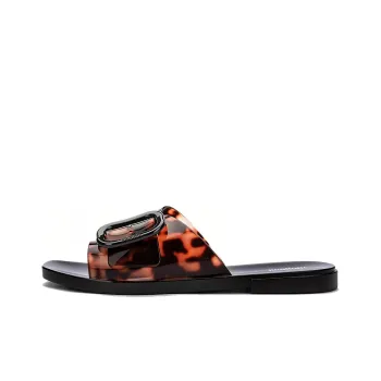 Melissa Slide Slippers Women's Black/Green/Beige/Brown