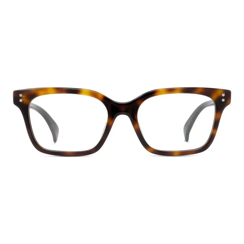 KENZO Acetate Square Eyeglass Frames Unisex Tortoiseshell-1