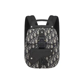 DIOR Canvas Backpack Mini Men's Blue