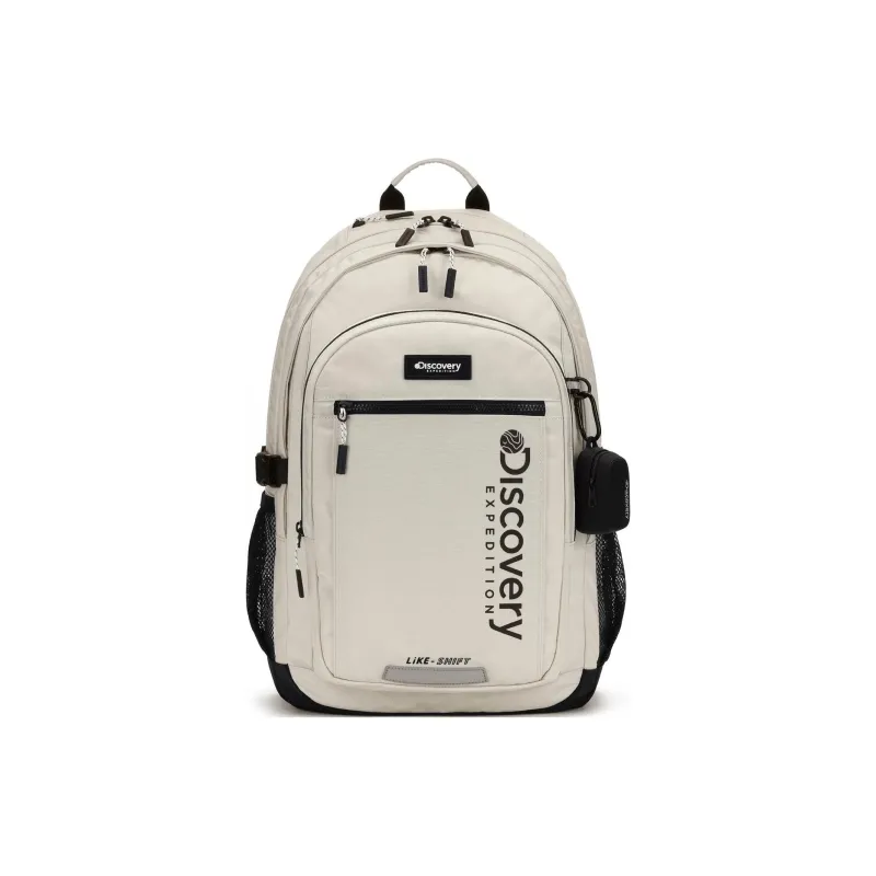 Discovery Expedition Nylon Backpack Unisex Beige-0