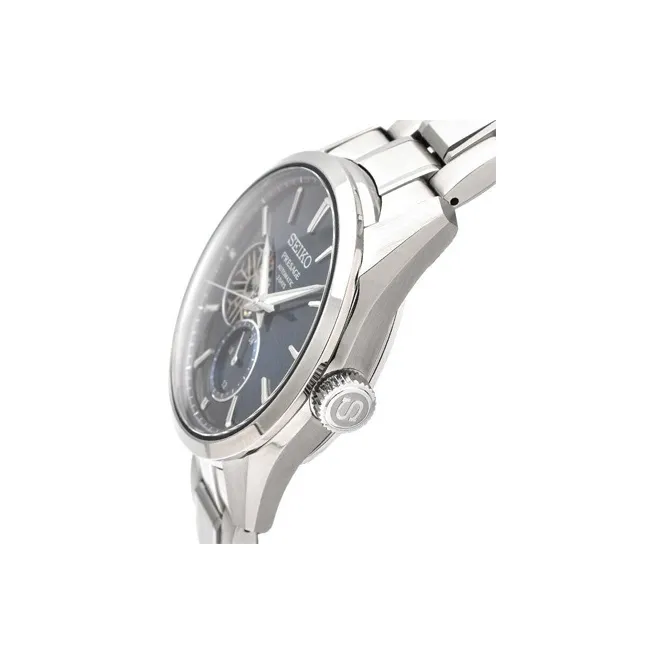 SEIKO Mechanical Movement Stainless Steel Strap Watch Men's Watches Blue Dial SARJ003-1