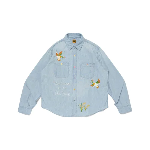 HUMAN MADE Embroidered Chambray Shirt