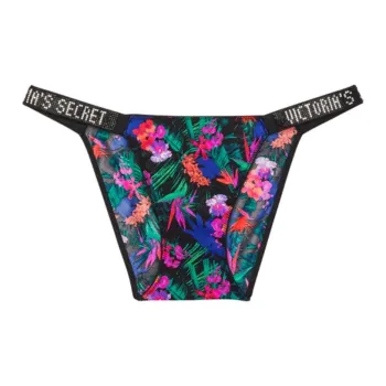 Victoria's Secret Underpants Women's 1 Pack Mixed Color Tropical Print