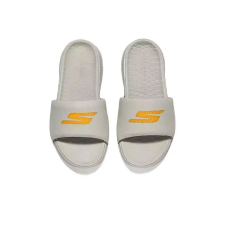 Skechers Slip Resistant Slide Slippers Men's Light Gray-2