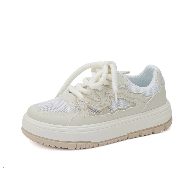 YOBN SMILE Wear-resistant Lightweight Breathable And Non-slip. Low-Top Skateboard Shoes Women's-6