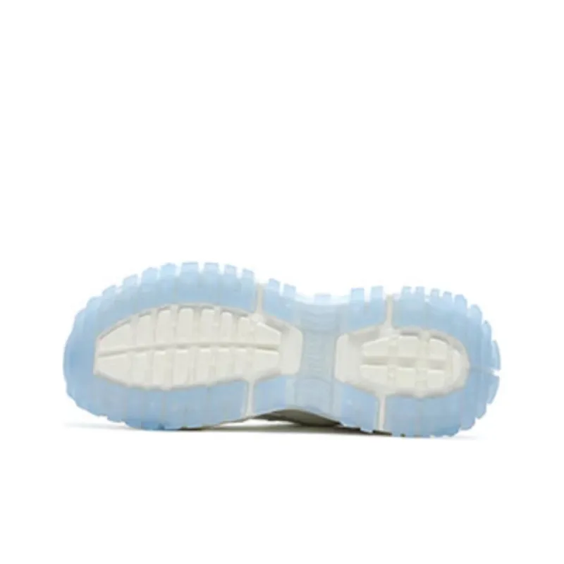 FILA FUSION BIANCO Cushioned Wear Resistant Waterproof And Breathable Low Top Chunky Sneakers Women's White Green-5